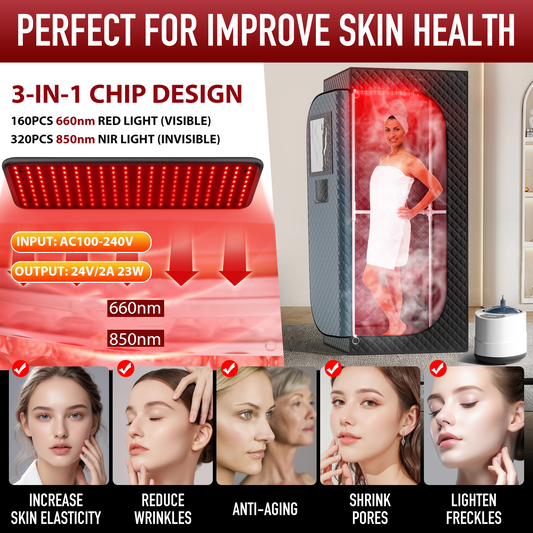 ISIDO 1 Person Infrared Steam Sauna Box